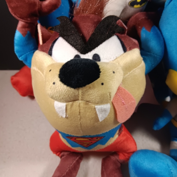 Looney Tunes Cartoon Set of 5 Super Hero Costume Batman Bugs Plush Toy 8-10” New - Picture 4 of 8